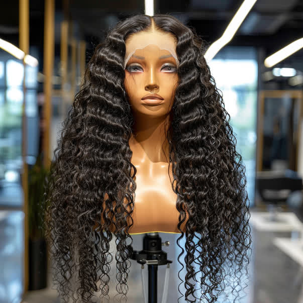 HD Divine Depth Deep Wave 13x4 Lace Front Wig