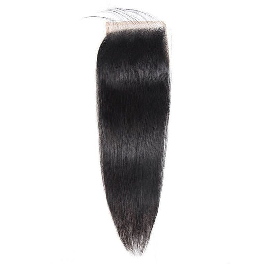 Brazilian Silky Straight 4x4 Transparent Closure