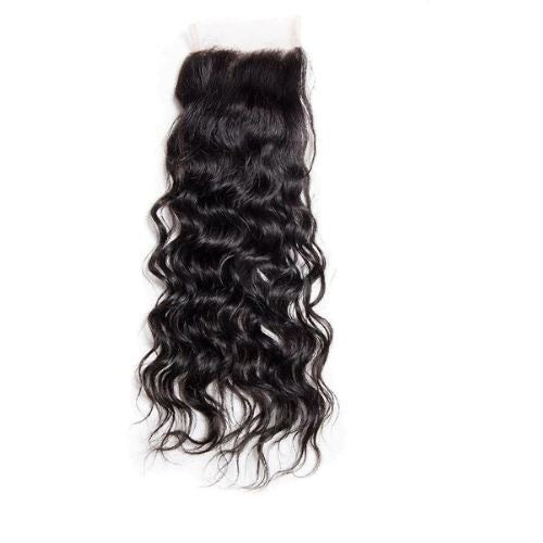 Raw Indian Wavy 4x4 Transparent Closure