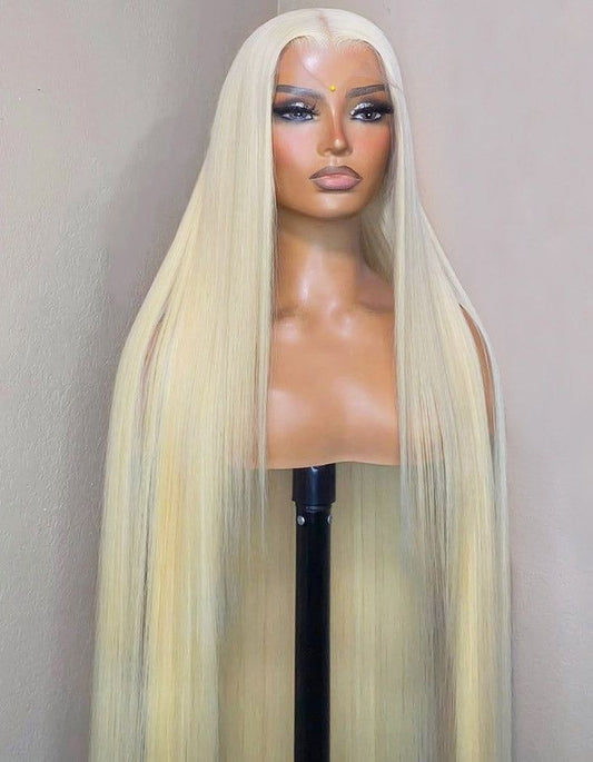Blonde Radiance Straight Lace front Wig