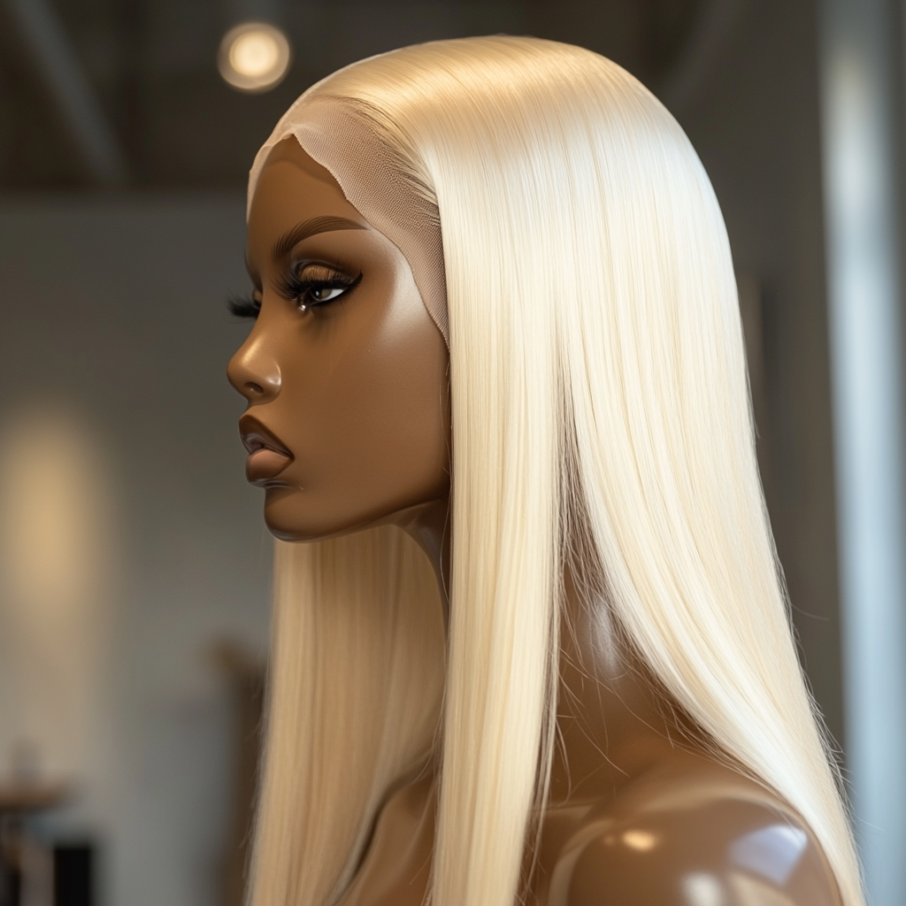 Blonde Radiance Straight Lace front Wig